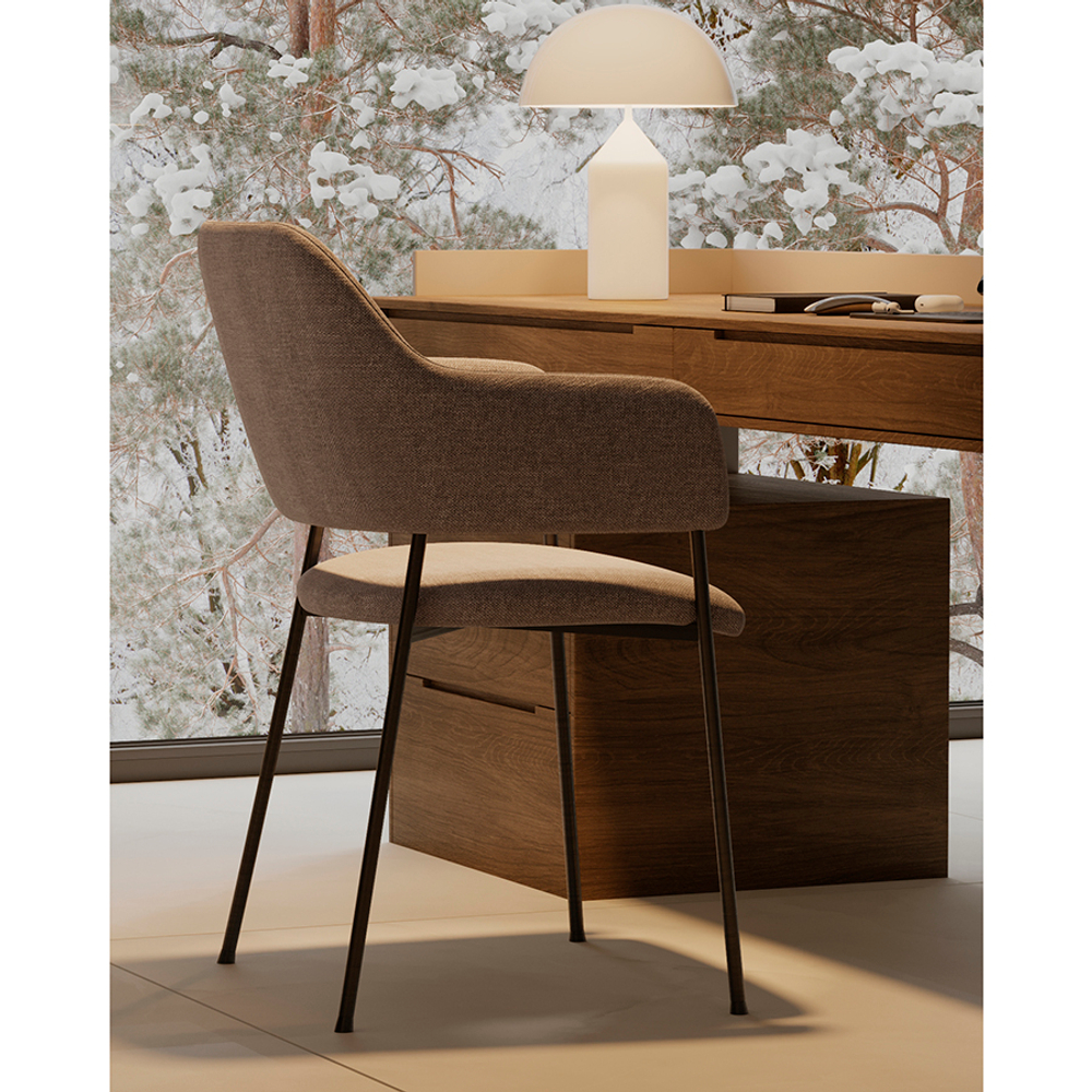 Стул wendy, рогожка, темно-серый