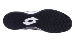 Мужские кроссовки теннисные Lotto Mirage 200 Clay - all black/sharp green/asphalt