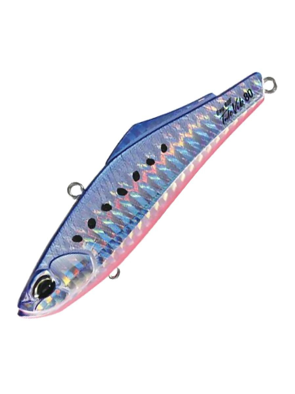 Воблер DUO Bay Ruf Tide Vib 80, CEA0737 Lime Head Clear Gigo, 80 мм, 25 г, тонущий, виб