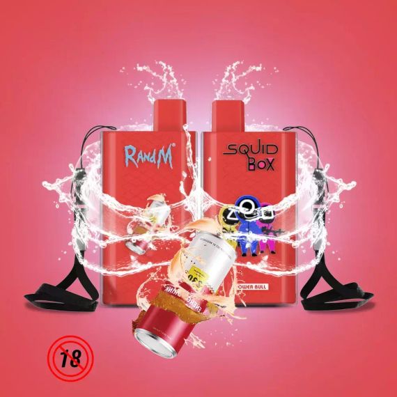 RandM  Squid Box 5200 - Power Bull (5% nic)
