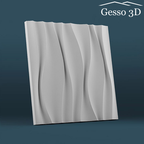 Гипсовая 3D панель Водопад