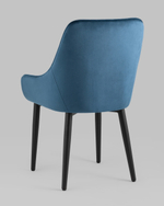 Стул Диана велюр сине-зеленый 4 шт