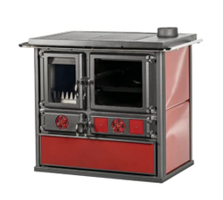 Дровяная печь отопительно-варочная со встроенной духовкой Hosseven 4035