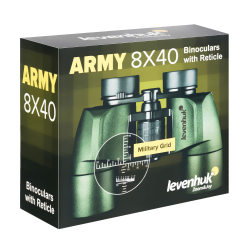Бинокль Levenhuk Army 8x40 с сеткой - Упаковка