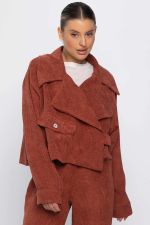 Жакет укороченный Динара (коричневый) Б14327-39М LT Collection