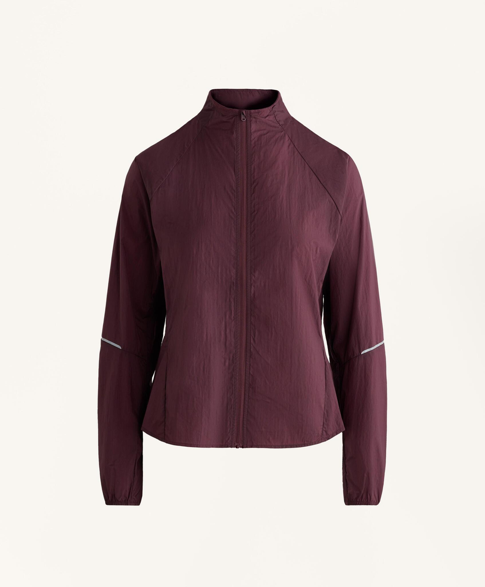 Oysho Водоотталкивающая куртка, бургунди