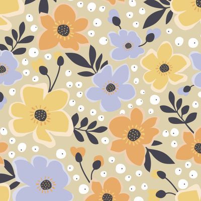 цветочный узор