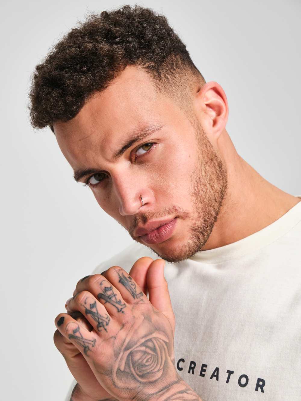 Футболка мужская ORIGINAL CREATOR OC. T-SHIRT, Молочный