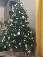 Ель искусственная «Вега» (Литая хвоя) 215 см / 2,1 м