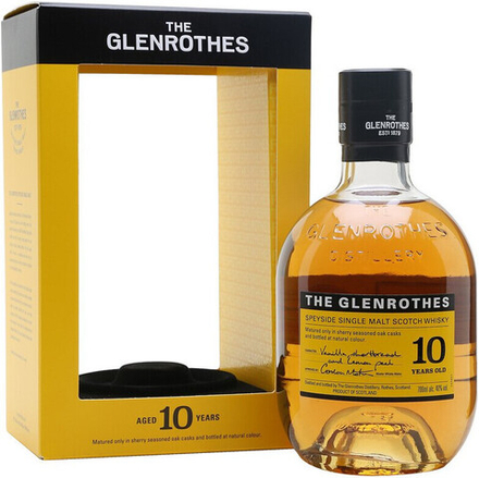Виски Glenrothes 10 Years Old gift box, 0.7 л