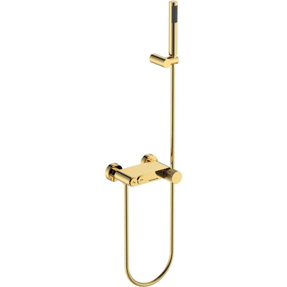 Смеситель для ванны с душем Boheme Stick 123-GG.3 GOLD LINEA
