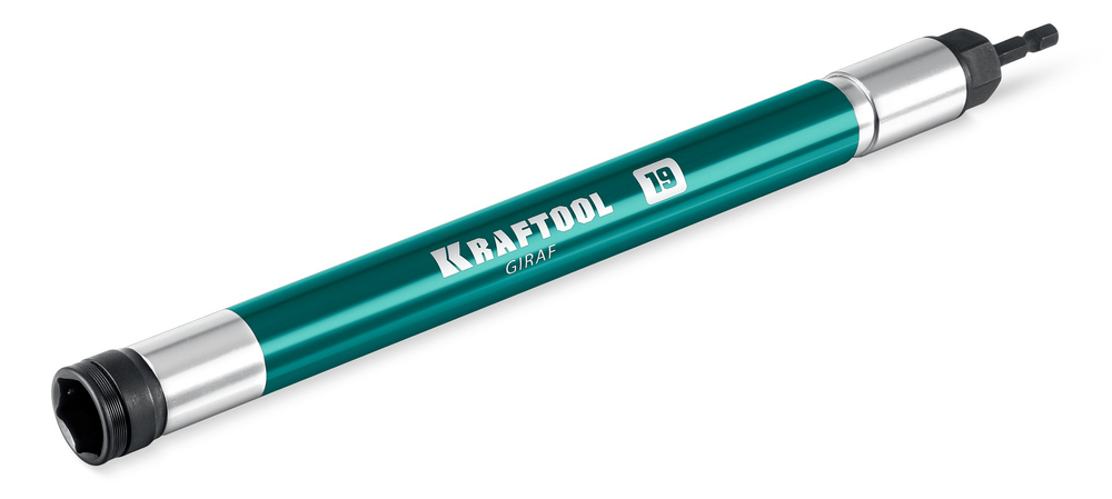 KRAFTOOL GIRAF, 19 мм (М12), 285 мм, длинная ударная бита с торцовой головкой (26197-19)