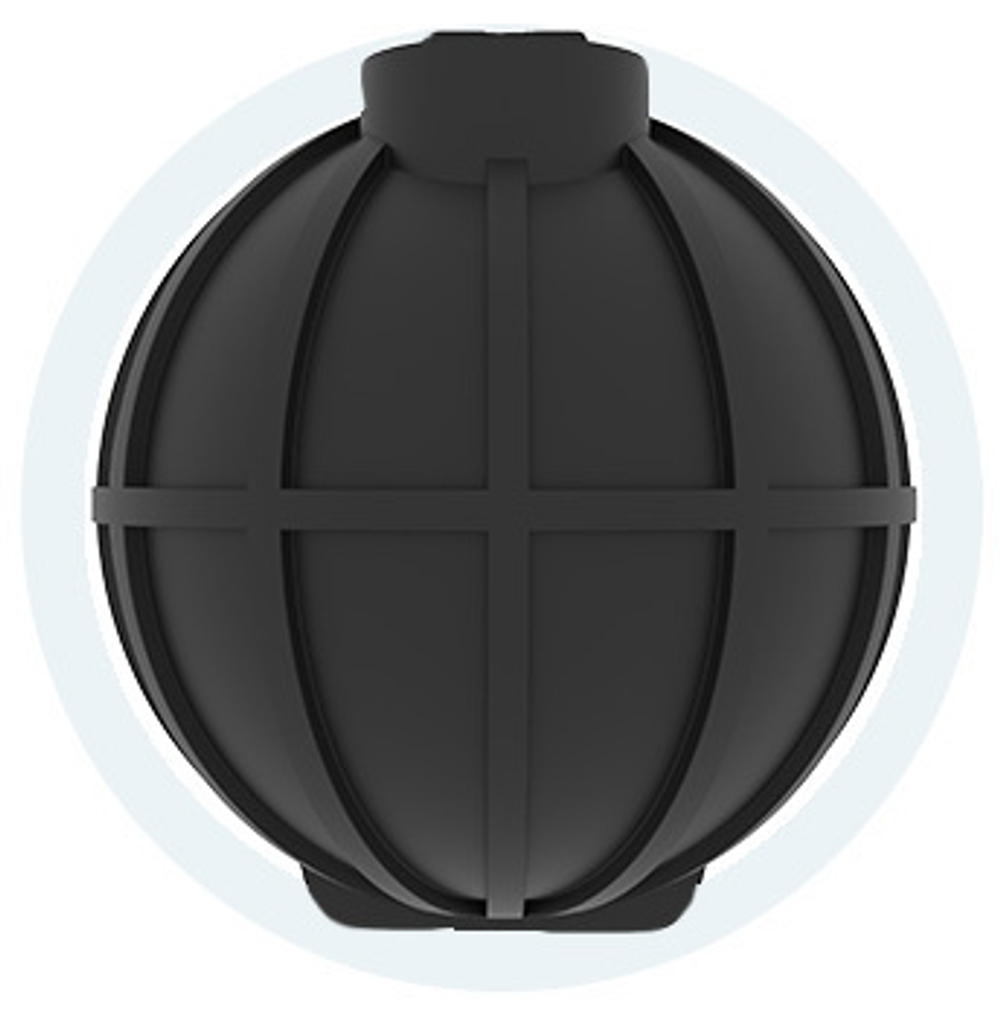 Емкость пожарная Мультпласт П45 45000 л. горизонтальная (11530x2400x2400см;1590кг;бордовый) - арт.555434.55