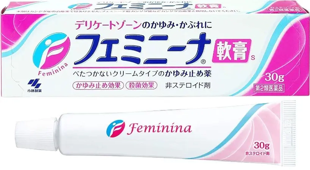 Мазь от зуда в интимной области Kobayashi Pharmaceutical Feminina Ointment S