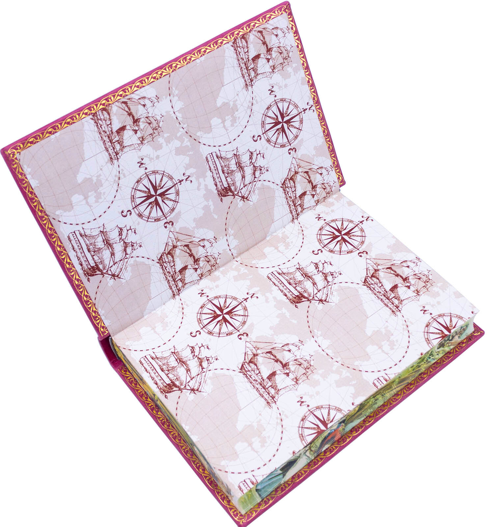 Купер Дж. Ф. "Последний из могикан". Подарочная книга в кожаном переплете