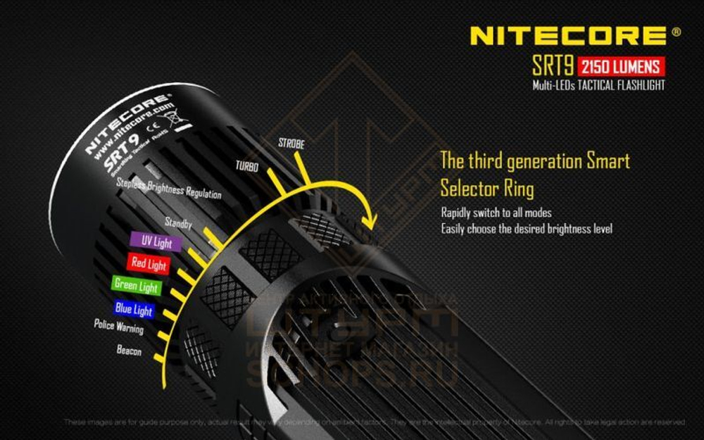 Фонарь Nitecore SRT9