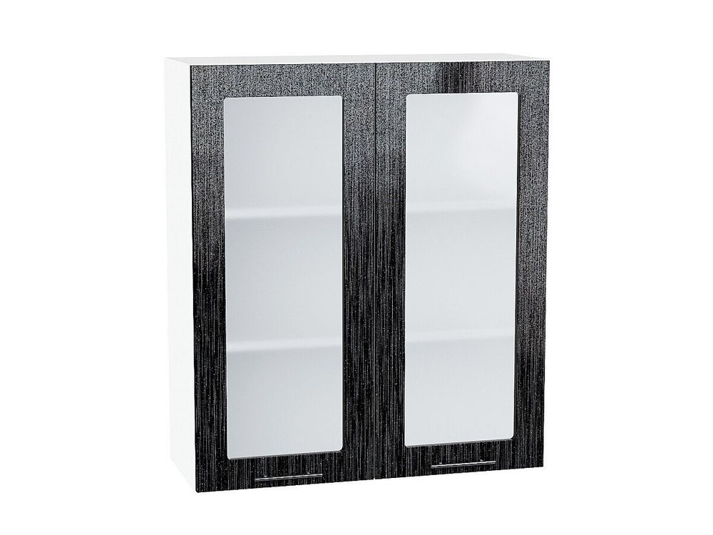 Шкаф верхний с 2-мя остекленными дверцами Валерия-М