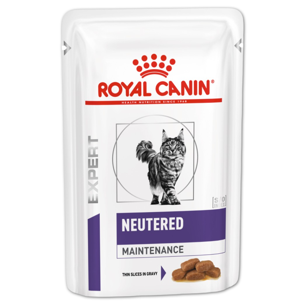 Royal Canin корм консервированный для взрослых кошек кусочки в соусе стерилизов. и кастрированные