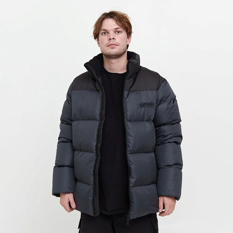 Куртка ANTEATER Puffer Downjacket, черный/серый