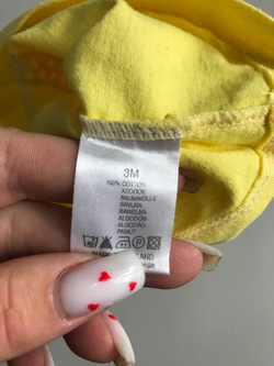 Футболка простая из хлопка на 3 месяца