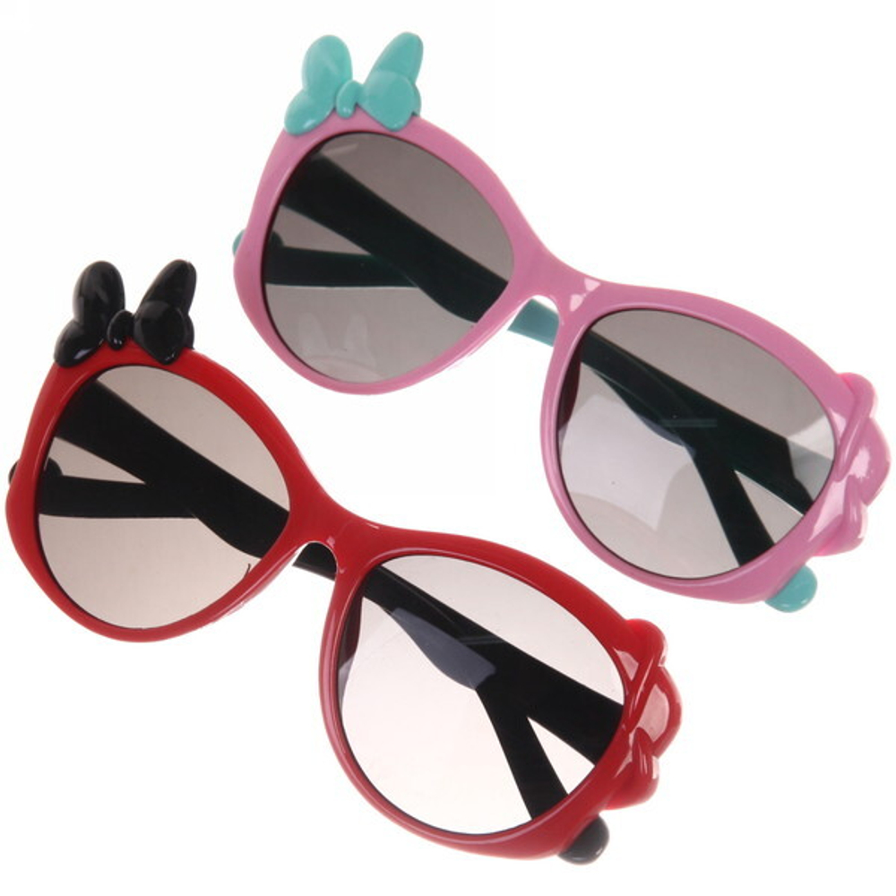 Очки солнцезащитные детские «Sunshine», бантик, микс цветов