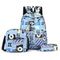 Çanta \ Bag \ Рюкзак Colors mix blue anime