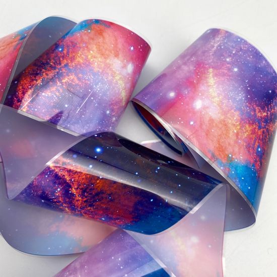 Фольга для дизайна ногтей с рисунком №19