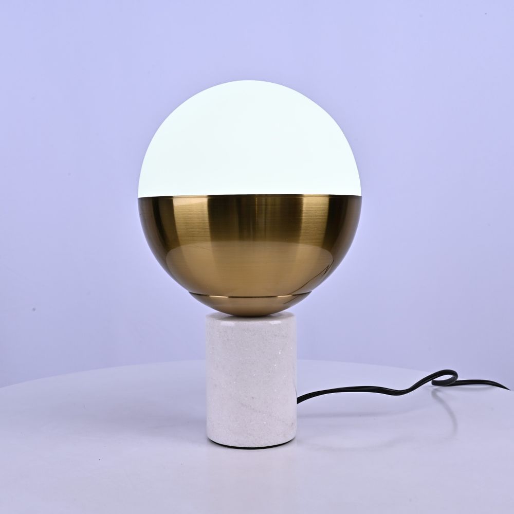 Настольная лампа Geneva Globe Marble