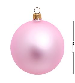 Элита НФШ-1023/2 Ел. украшение Шар «Щенок с подарком» 85 мм розовый