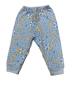 Штанишки с манжетом на резинке из футера (100% хлопок с начесом) на рост 74 см