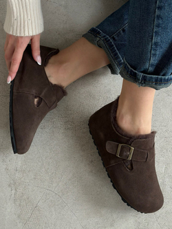 Биркенштоки из натуральной замши