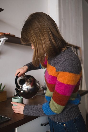 Свитер "Глазго" из пряжи Supersoft Knoll Yarns