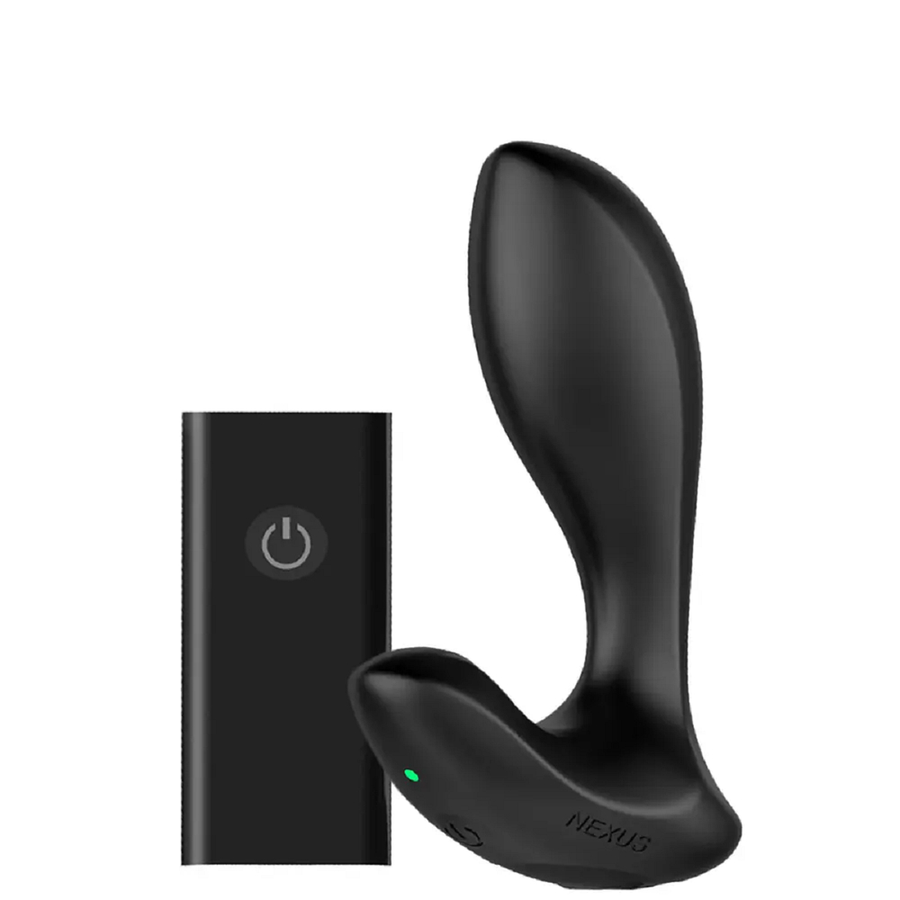 Анальная втулка с вибрацией Nexus Duo Plug черная 9 см