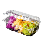 Контейнер для фруктов/овощей 500гр (ПЭТ) с крышкой, с перфорац 360шт/кор. РКП-500