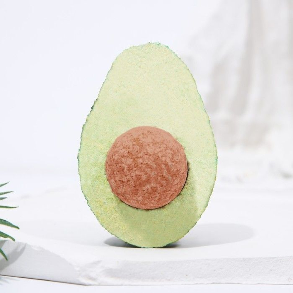 Бомбочка для ванны в форме авокадо - 85 гр.