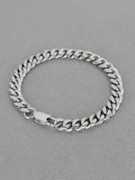 Мужской браслет из стали, панцирное плетение