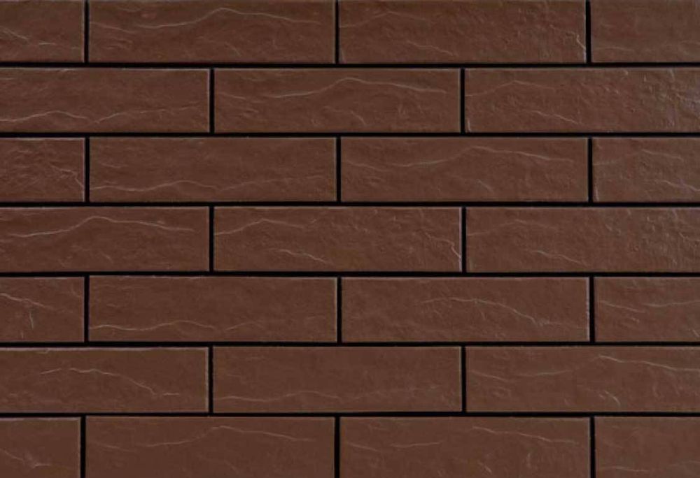 Cerrad Brazowa (Braz/Brown), rustiko, 245x65x6.5 - Клинкерная плитка для фасада и внутренней отделки