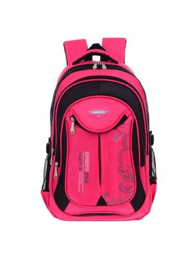 Детский рюкзак 3 отделения 45x30x20см (красный)