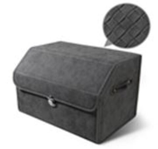 Сумка-Бокс 46х31х29 - Экозамша, серый - GQOP-6005 GREY