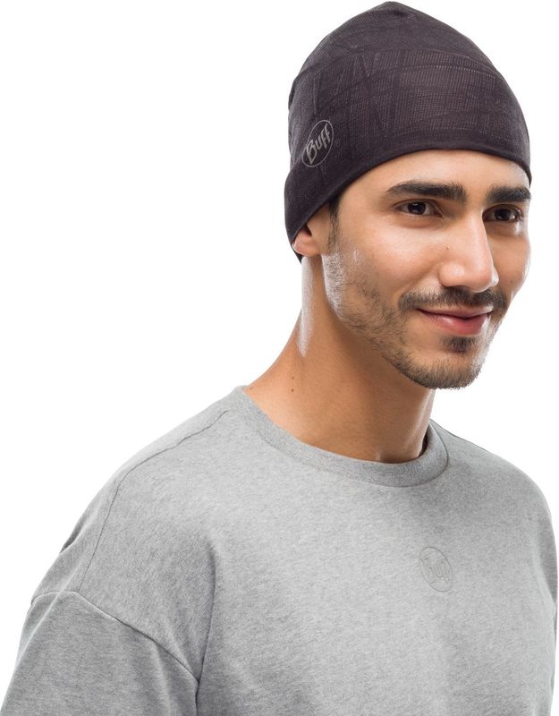 Двухслойная полиэстровая шапка Buff Hat reversible polyester Embers Black Фото 2