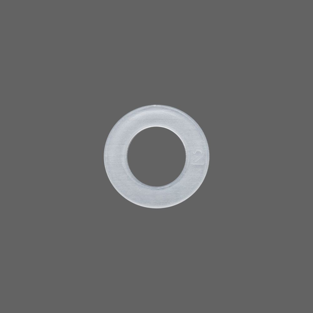 Кольцо уплотнительное пластик под люверс ⌀8 мм / люверс плоский ⌀8 мм, 9/14.5 мм, ≈100 шт, BIG, 64778