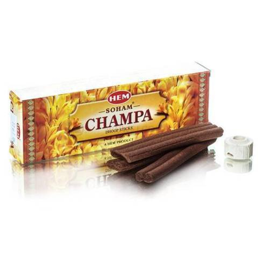 HEM Soham Champa Dhoop безосновное Благовоние Чампа
