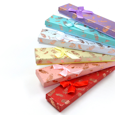 Футляр картонный прямоугольный, ассорти (6х2шт), серия "Подарочная" (№20)