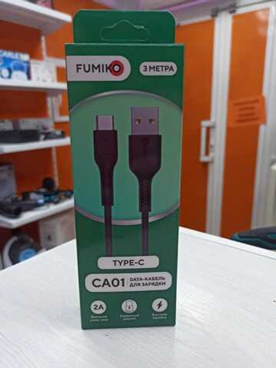 Кабель FUMIKO CA01 Type-C 2A 3м черный