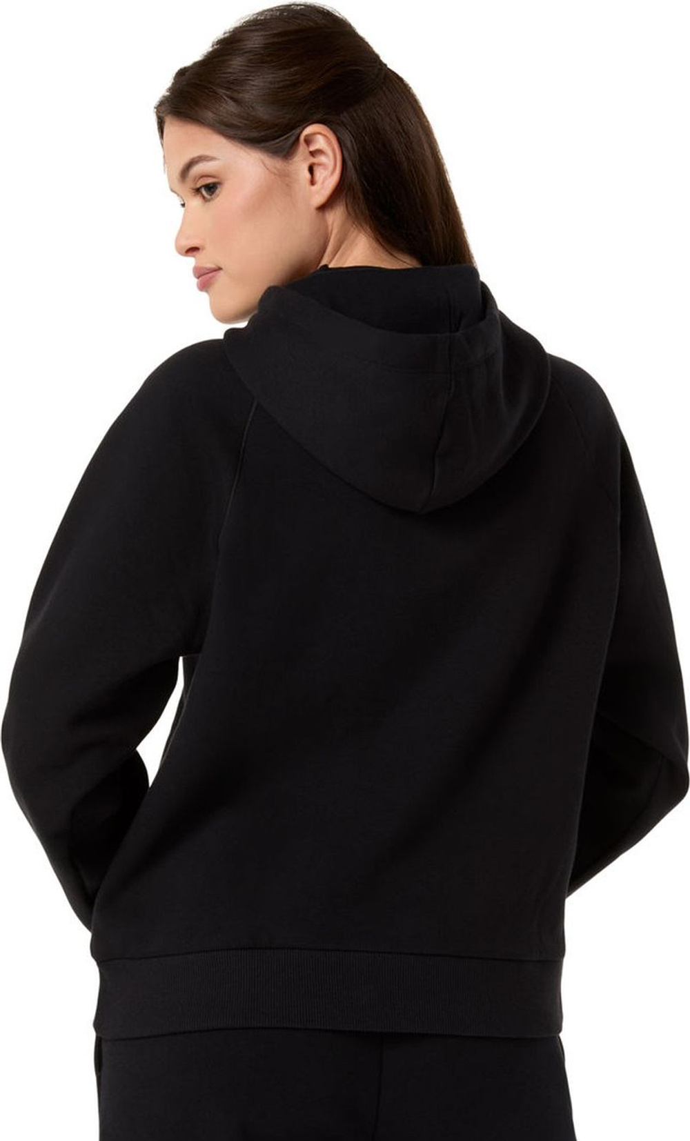 Женская Кофта теннисная Asics Logo Fleece Pullover - performance black