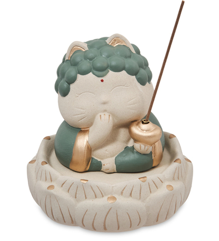 Lucky Cats KT-31/1 Подставка для благовоний «Кот»