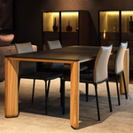 Стол обеденный Momo (200) массив бук + пластик