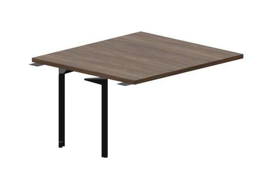 Стол для совещаний 140х126х76см (толщина столешницы 3,6см) - приставной элемент