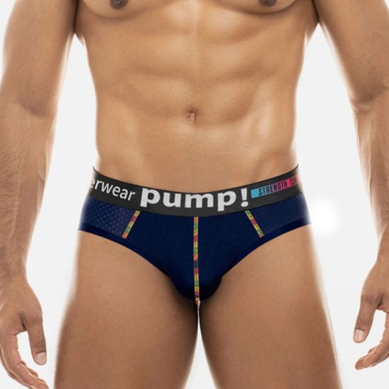 Мужские трусы брифы темно-синие PUMP! MP292-16