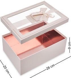 WF-172-A Набор коробок из 3 шт, пудровый